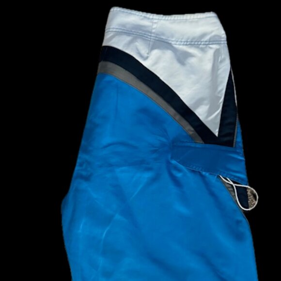 Quicksilver Blue Board Shorts Mens Size 36 - Picture 3 of 6